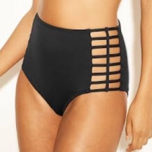 NWOT Shade & Shore high waisted bikini bottoms